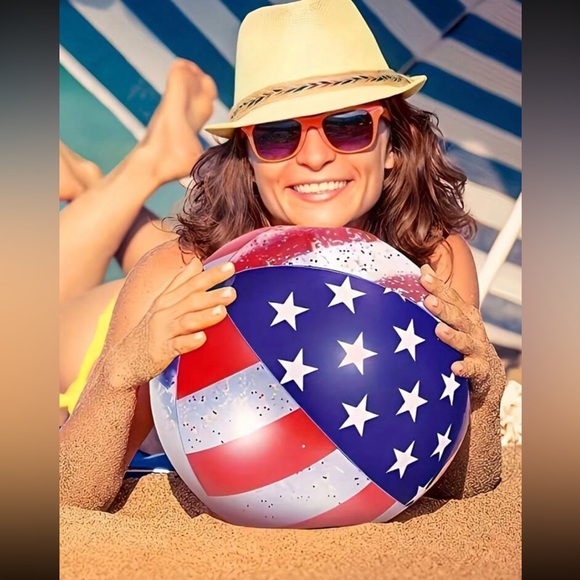 🇺🇸 Flag Beach Ball 🏝️ - Picture 1 of 6